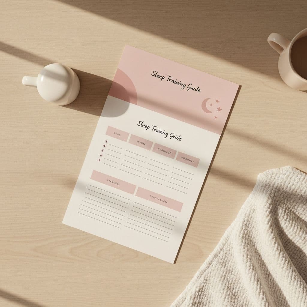 Baby Sleep Training Toolkit - printable PDF guide preview